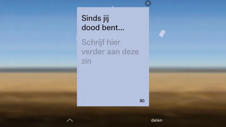 Sinds jij dood bent...